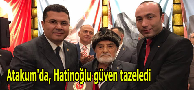 Atakum'da, Hatinoğlu güven tazeledi