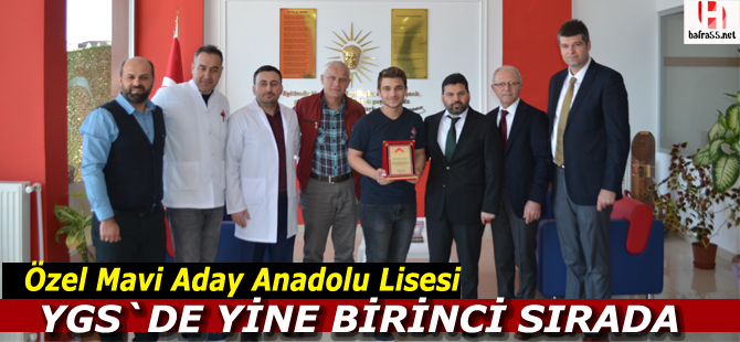 Özel Mavi Aday Anadolu Lisesi`ne büyük onur