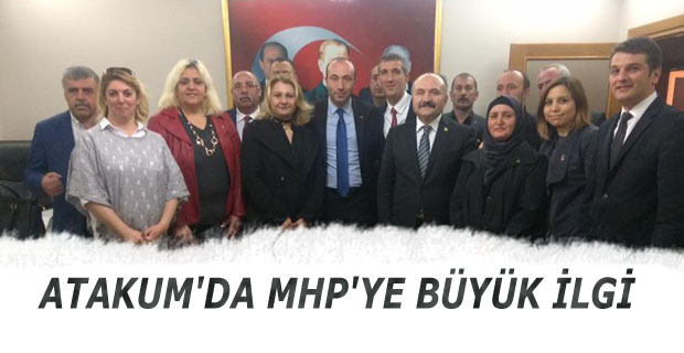 ATAKUM'DA MHP'YE BÜYÜK İLGİ