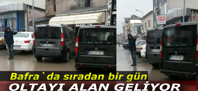 Bafra`da sıradan bir gün