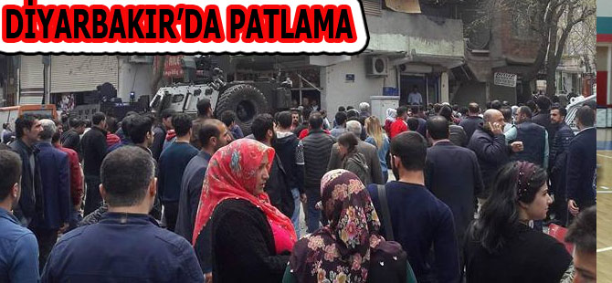 Diyarbakır Emniyet Müdürlüğü ek binasında patlama!