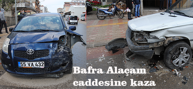 Alaçam Caddesi`nde kaza