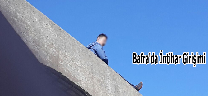 Bafra'da İntihar Girişimi