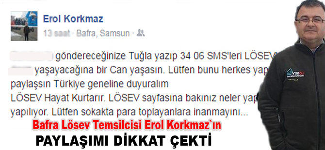 Korkmaz, yaptığı paylaşım ile dikkat çekti