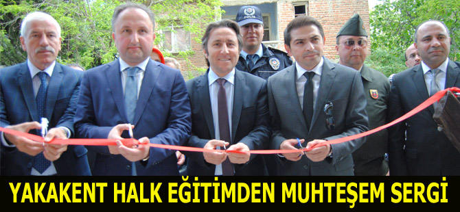 Yakakent Halk Eğitimden Muhteşem Sergi