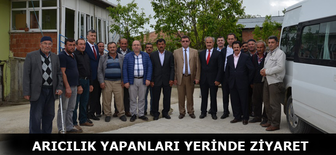 Arıcılık yapanları yerinde ziyaret