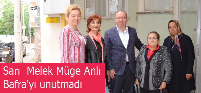 Sarı  Melek Müge Anlı Bafrayı unutmadı