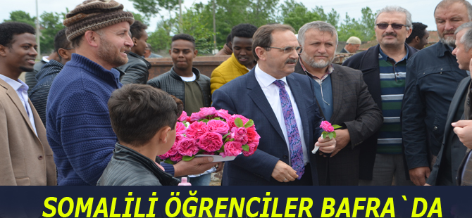 Somalili öğrenciler Bafra'da