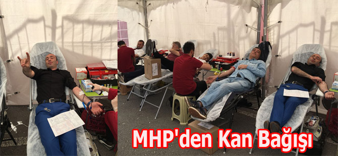 MHP'den Kan Bağışı