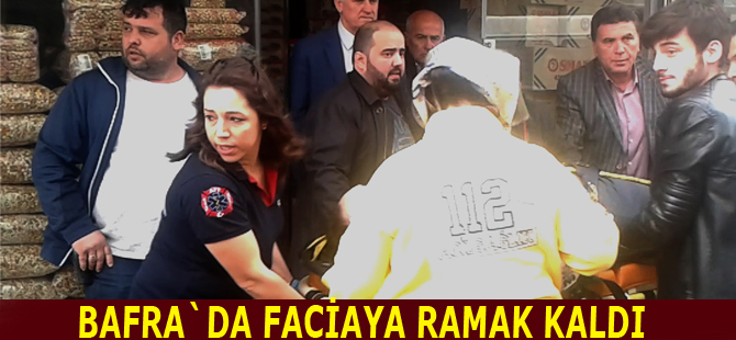 Bafra`da faciaya ramak kaldı