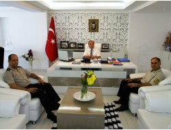 YENİ ASKERLİK ŞUBE BAŞKANI KAYMAKAM KATIRCI’YI ZİYARET ETTİ.