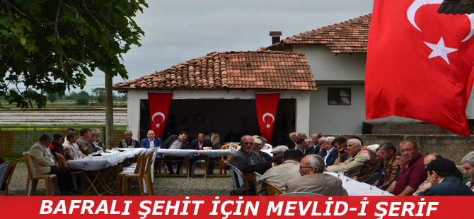 Şehit Mehmet Karatut için mevlit programı düzenlendi
