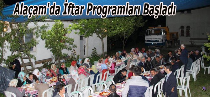 Alaçam'da İftar Programları Başladı