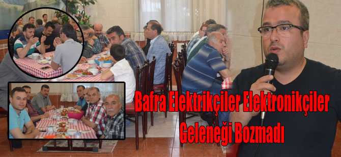Elektrikçiler geleneği bozmadı