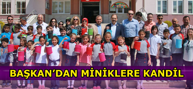 Başkan’dan miniklere Kandil