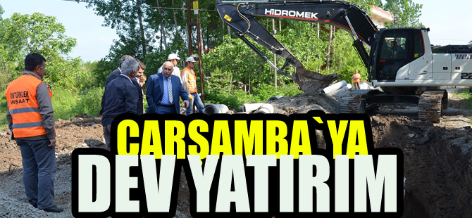 Çarşamba'da 10 milyon liralık altyapı yatırımı