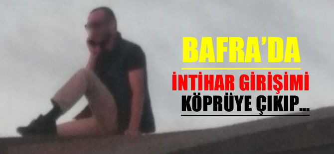 Bafra'da İntihar Girişimi