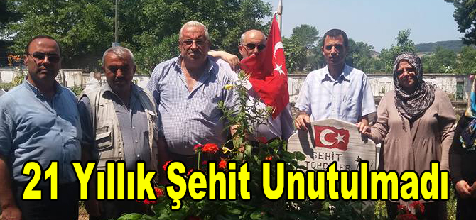 Şehit Kabri Başında Anıldı