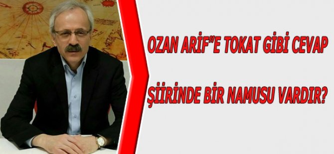 Ahmet Seven'den Ozan Arif'e cevap; 'Şiirinde bir namusu vardır '