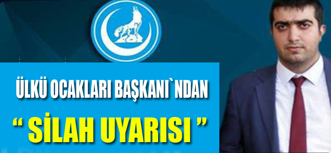 Yalçın Altıntaş havaya ateş edilmemesi konusunda uyarılarda bulundu