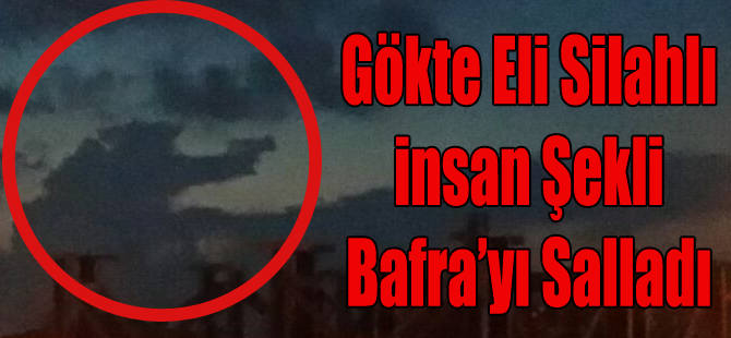 Gökte Eli Silahlı İnsan