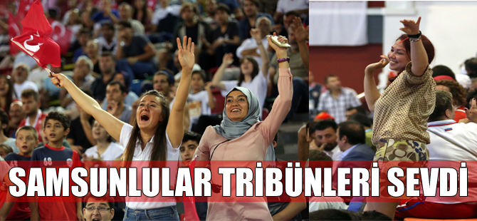 Samsunlular tribünleri sevdi