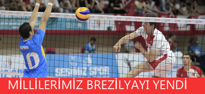 Voleybol Milli Takımımız Galip