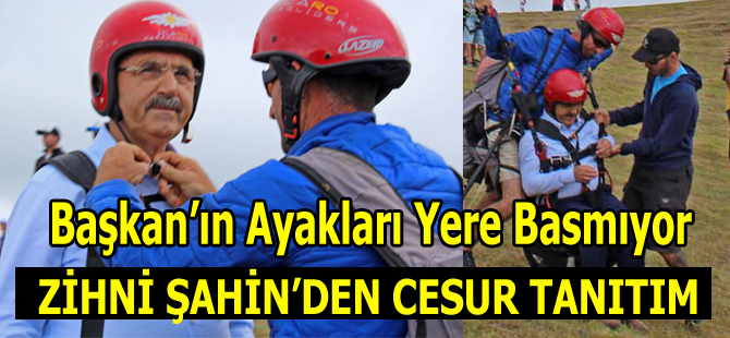 Başkan Şahin'den Cesur Tanıtım