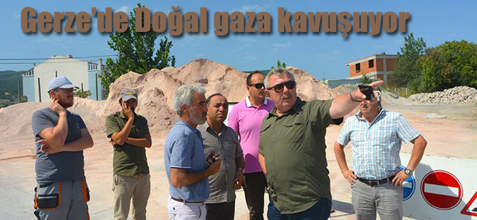 Gerze'de Doğal gaza kavuşuyor