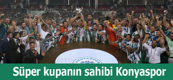 Süper kupanın sahibi Konyaspor