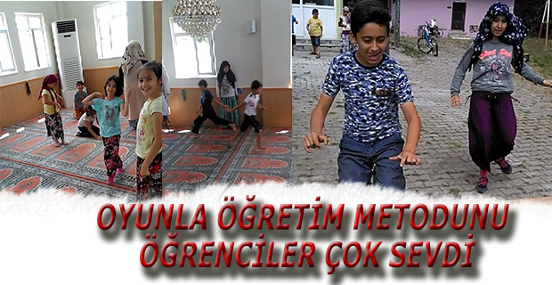 OYUNLA ÖĞRETİM METODUNU ÖĞRENCİLER ÇOK SEVDİ