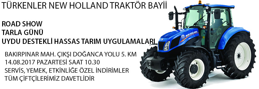 Türkenler New Holland`dan tarla günü etkinliği