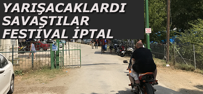 Uluslararası Motosiklet Festivalinde Silahlar Konuşunca...!