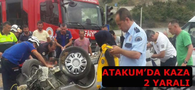Atakum'da kaza; 2 yaralı