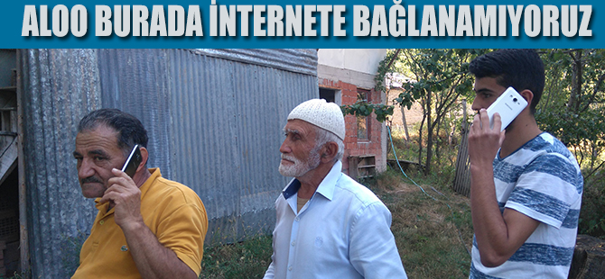 O köylüler İnternet istiyor