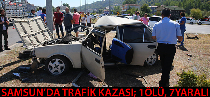 Güncelleme - Samsun'da trafik kazası; 2 ölü, 6 yaralı
