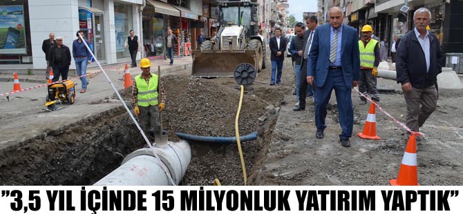 Terme İlçesine 3,5 Yıl İçinde 15 Milyon Yatırım