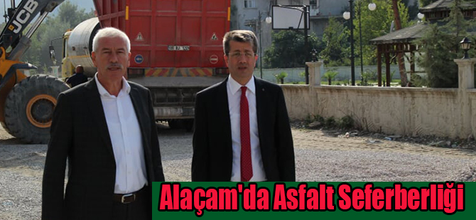 Alaçam'da Asfalt Seferberliği