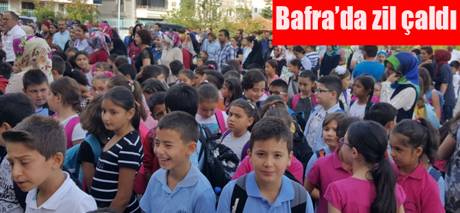 Bafra'da Ders Zili Çaldı