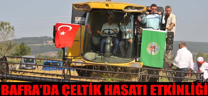 Bafra’da Çeltik Hasatı Etkinliği