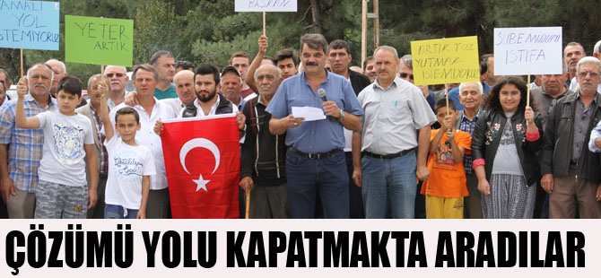 Çözümü yolu kapatmakta aradılar