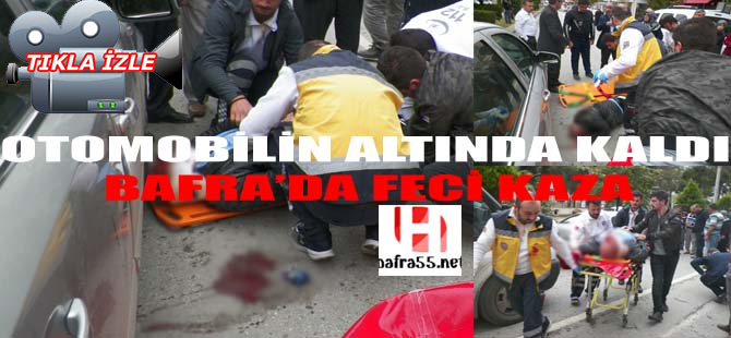 Bafra'da Kaza:1 Yaralı