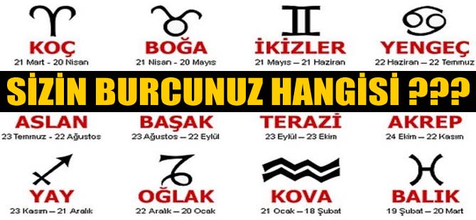 Sizin Burcunuz Hangisi ???