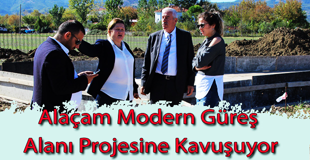 Alaçam Modern Güreş Alanı Projesine Kavuşuyor