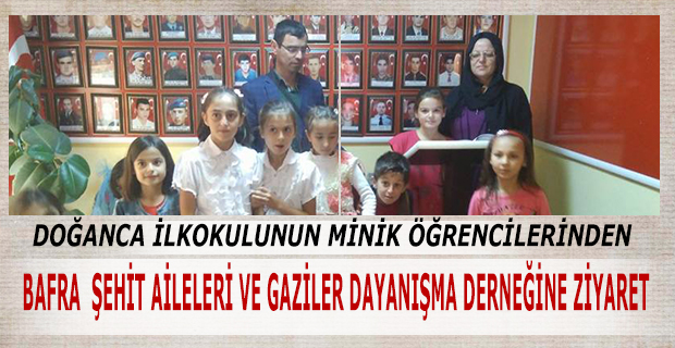 Doğanca İlkokulundan Şehit Ailelerine Ziyaret