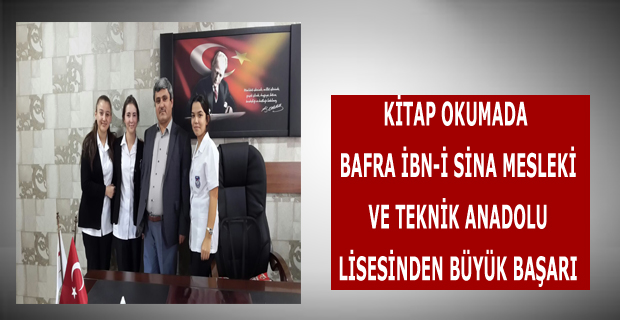 Bafra İbn-i Sina Mesleki ve Teknik Anadolu Lisesi öğrencilerinden göğüs kabartan başarı.