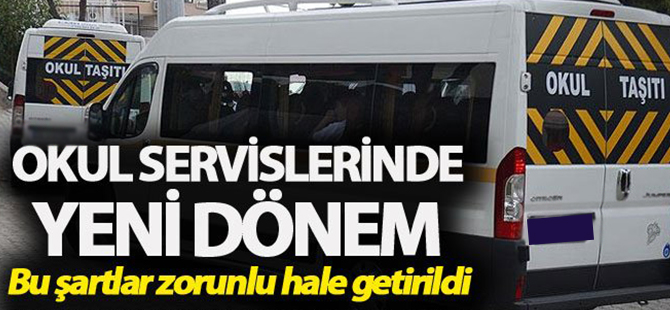 Okul Servislerinde Yeni Dönem