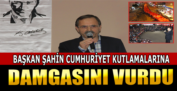 CUMHURİYET KUTLAMALARINA DAMGASINI VURDU