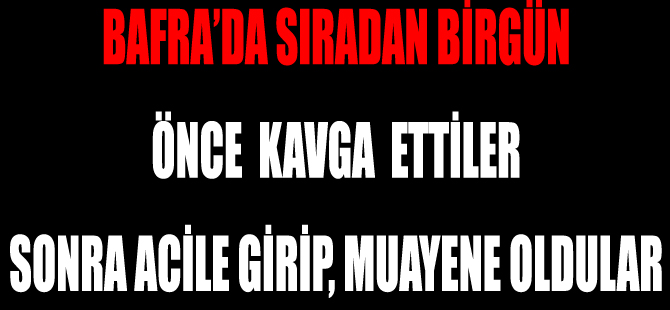 Bafra'da Sıradan Birgün