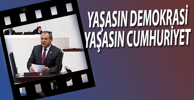 ZEYBEK:YAŞASIN DEMOKRASİ, YAŞASIN CUMHURİYET